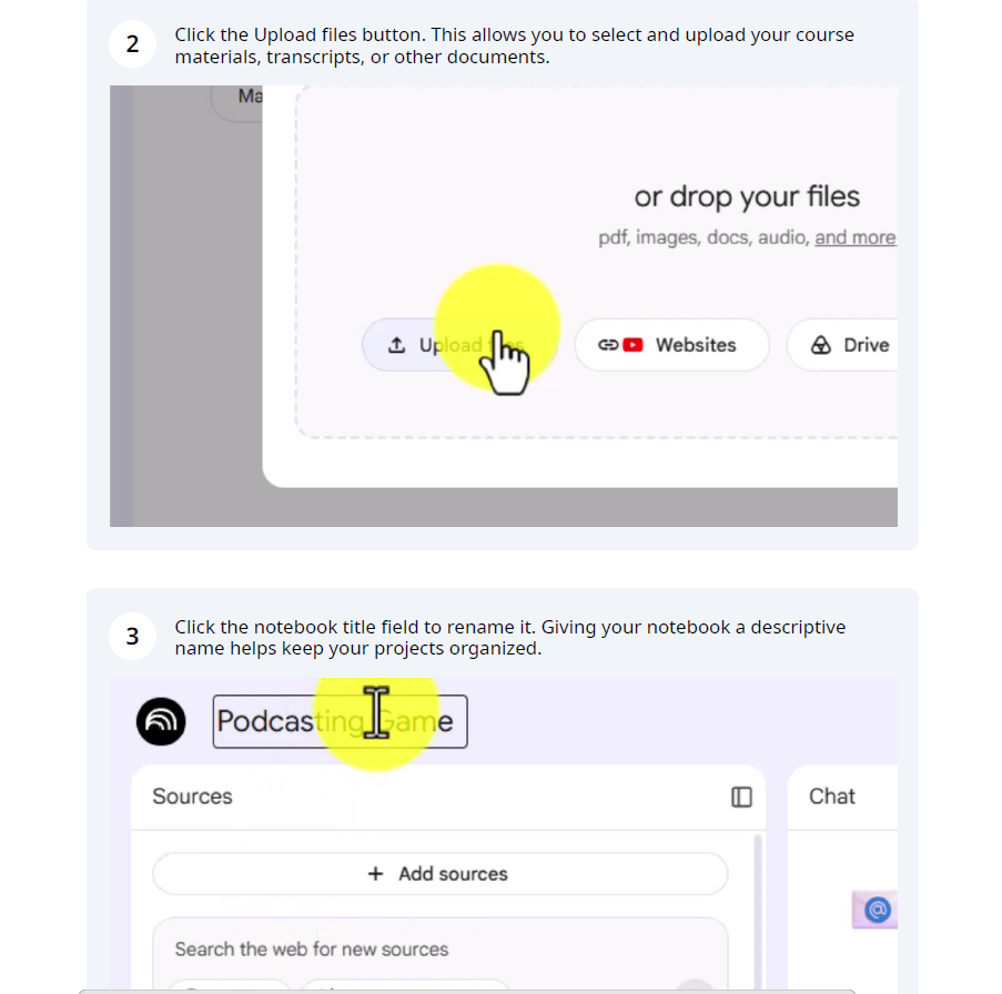Visual SOP Screenshots Example