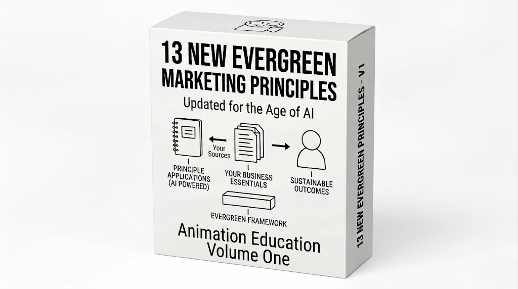 13 Evergreen Marketing Principles 3D Box Shot
