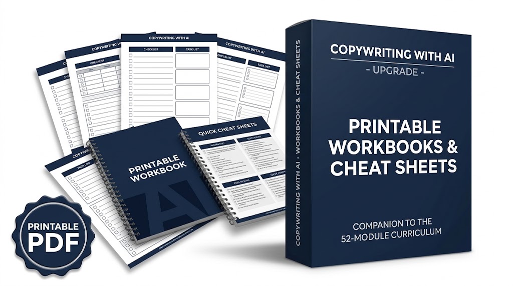 Copywriting with AI Companion Workbooks 3D Box Shot