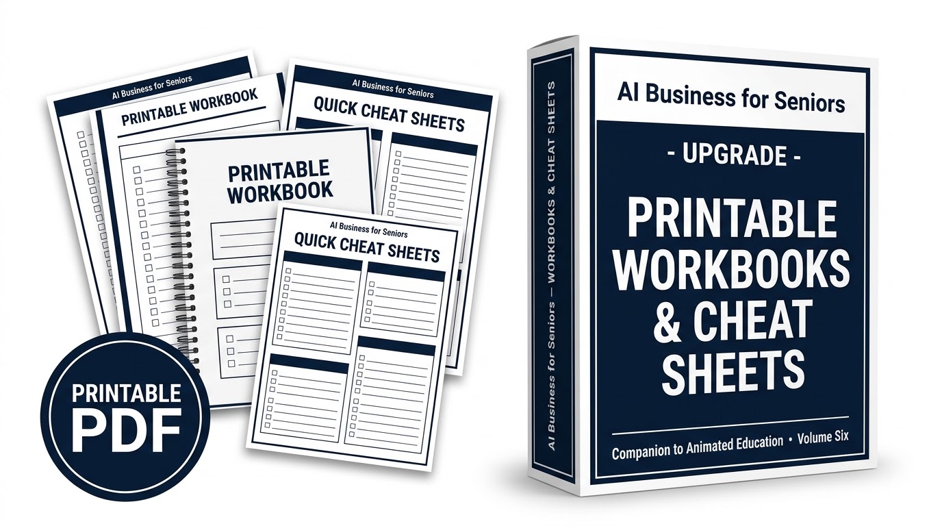 AES6 AI Business for Seniors Companion Workbooks 3D Box Shot