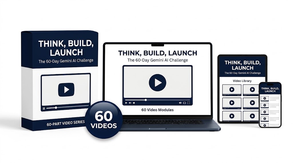 The 60-Day Gemini Notebook Challenge 3D Box Shot
